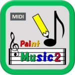 paint music 2（かんたん作曲アプリ ） android application logo